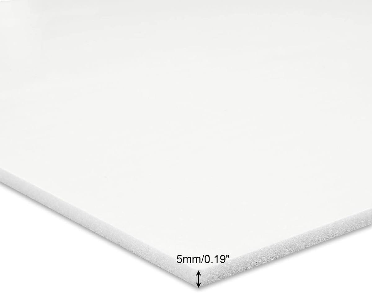 16 Pack A3 Foam Boards, weegoo White 5mm Thickness Polystyrene