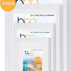 10 Pack Mini Canvas Panels 4 x 4, 100% Cotton White Blank Mini Small  Stretched Canvas Boards for Painting Craft Drawing Small Acrylics Canvas  Art Board Acrylic Oil Paint DIY Kids Children