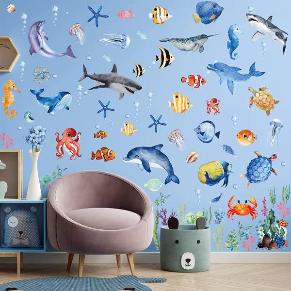 Baby animal 2024 wall decals