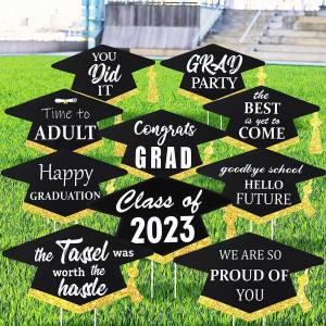 1pc,2024 Graduation Decorations,Class Of 2024 Graduation Banner Porch  Sign,For Grad Party Supplies,Graduation Party Decorations