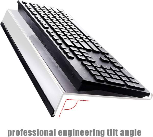 Computer Keyboard Stand PC Keyboard Stand,Titled Keyboard Stand,Clear Acrylic Keyboard Tray