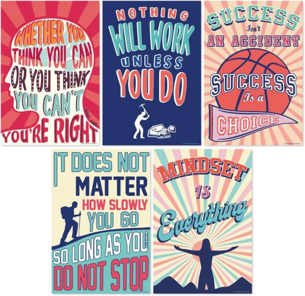 Growth Mindset Posters for Middle and High School Classroom Decorations ...